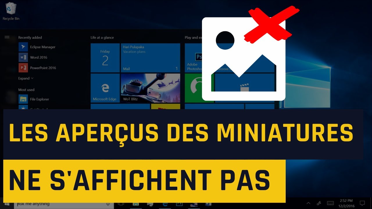 Les aperçus des miniatures ne s'affichent pas dans Windows 10 [4 Solutions]