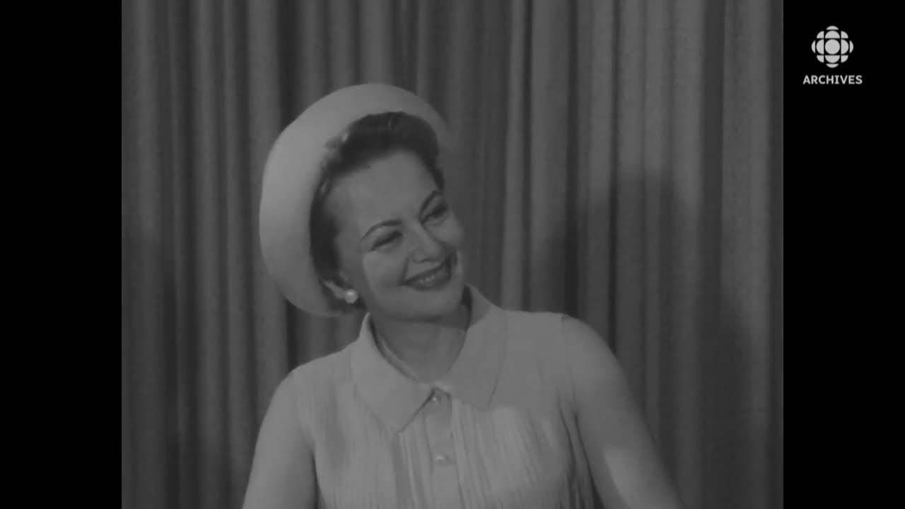 Entrevue avec l'actrice de cinéma Olivia de Havilland (en 1964)