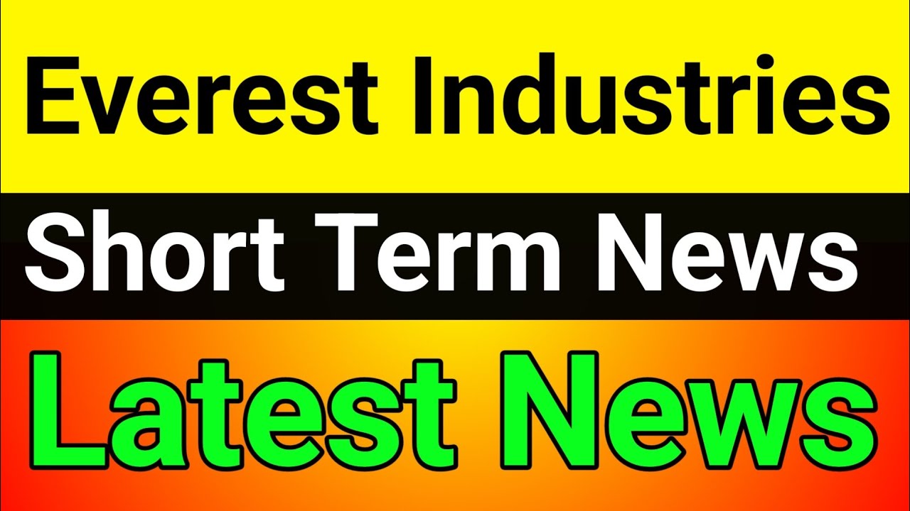 Everest Industries share🪀everest industries share latest news🔥everest industries stock analysis