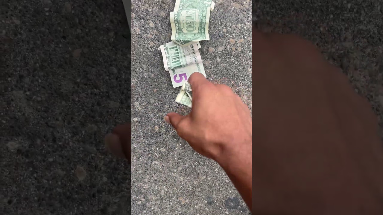1st time ever finding money on the ground
