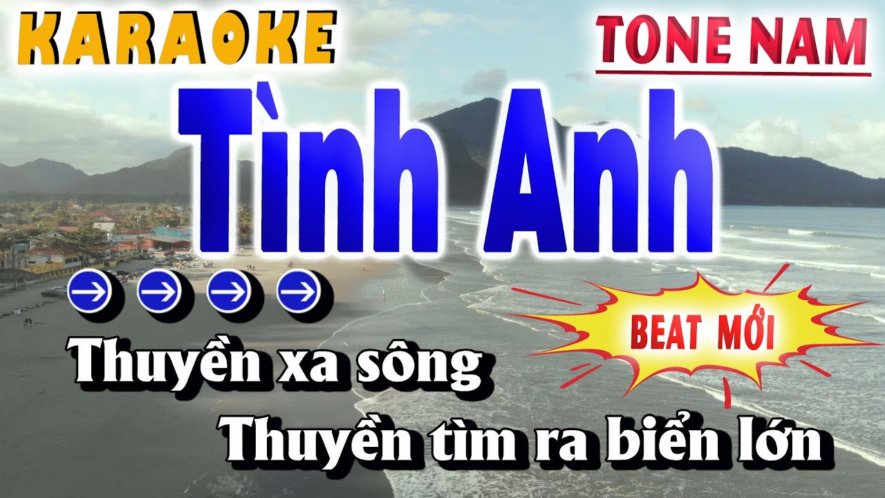 TÌNH ANH KARAOKE TONE NAM - BEAT MỚI 2025 | QUÂN ORGAN