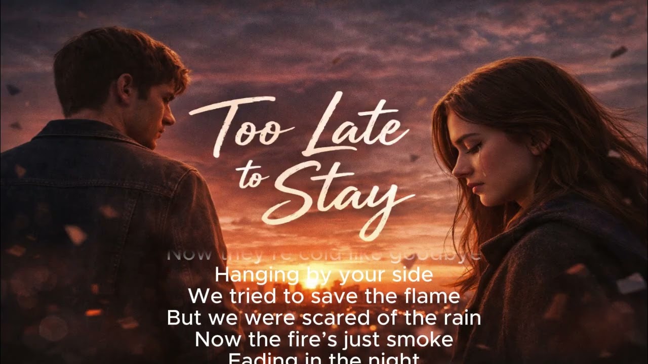 Too Late To Stay (Official Lyrics)