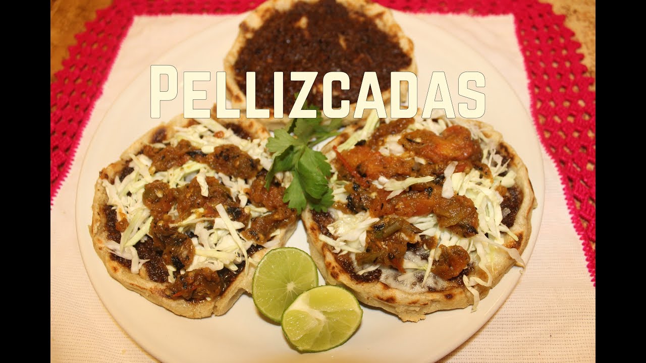 Pellizcadas o sopes con asientos  estilo sinaloa