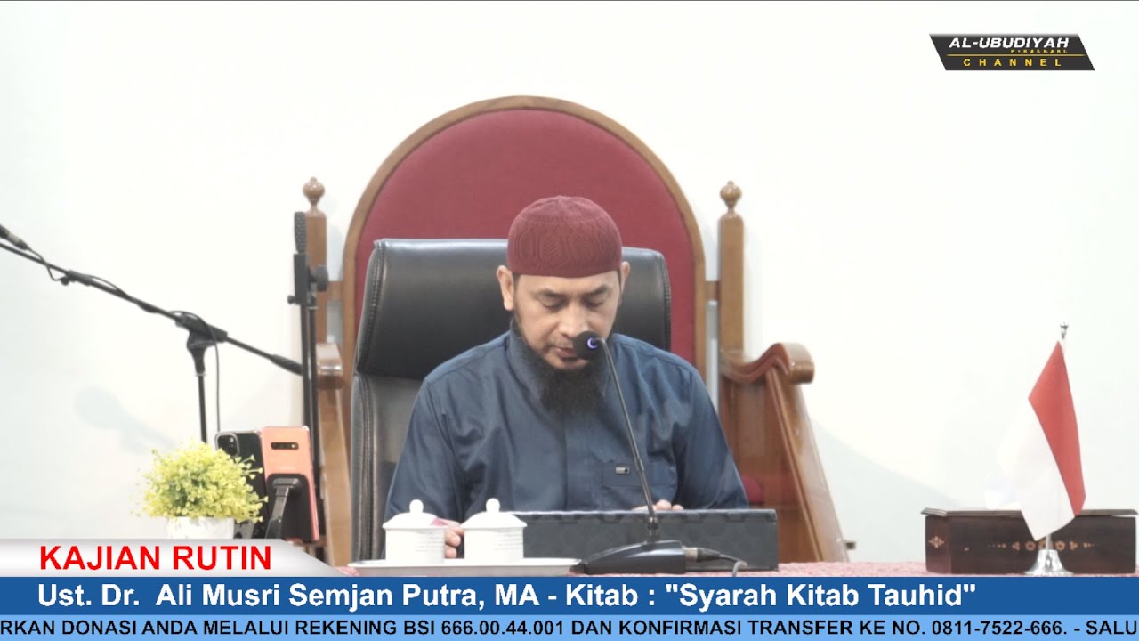 🔴(LIVE) Ust. Dr.  Ali Musri Semjan Putra, MA - Kitab : 
