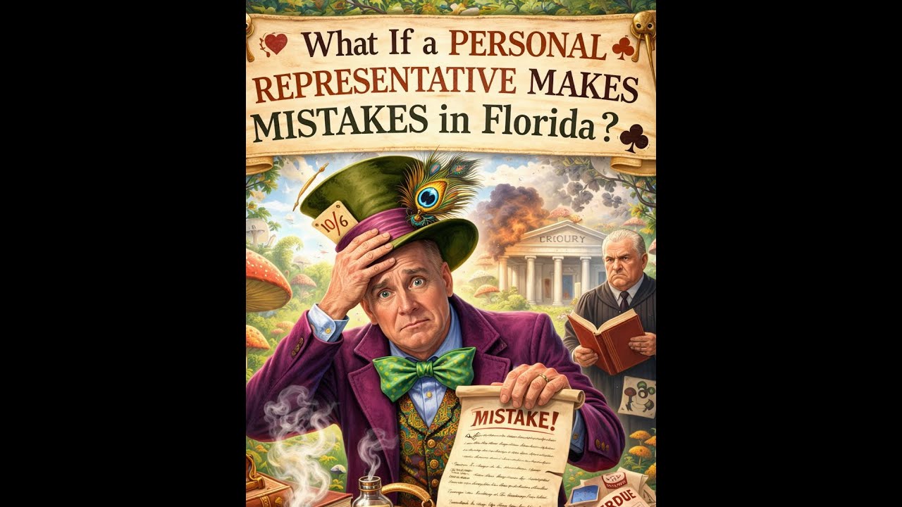 😬 What If a Personal Representative Makes Mistakes in Florida? ⚖️