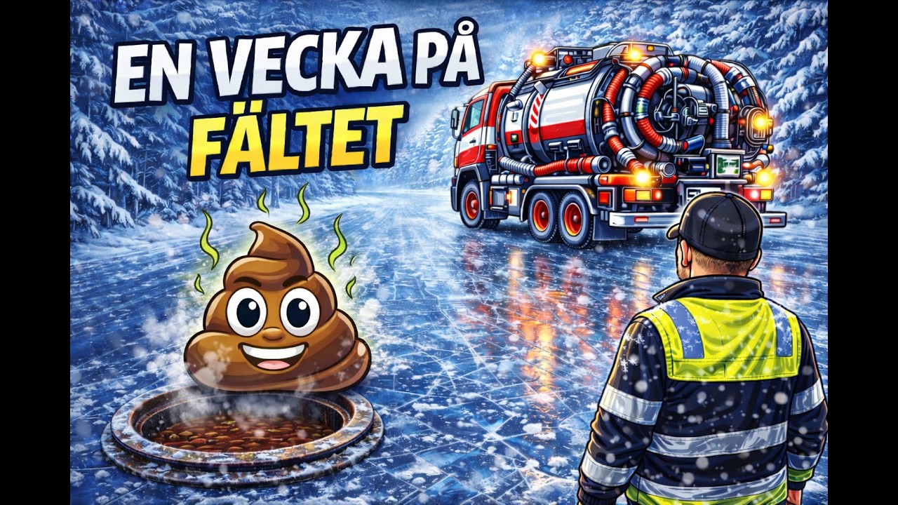 På hala vägar i dom småländska skogarn.