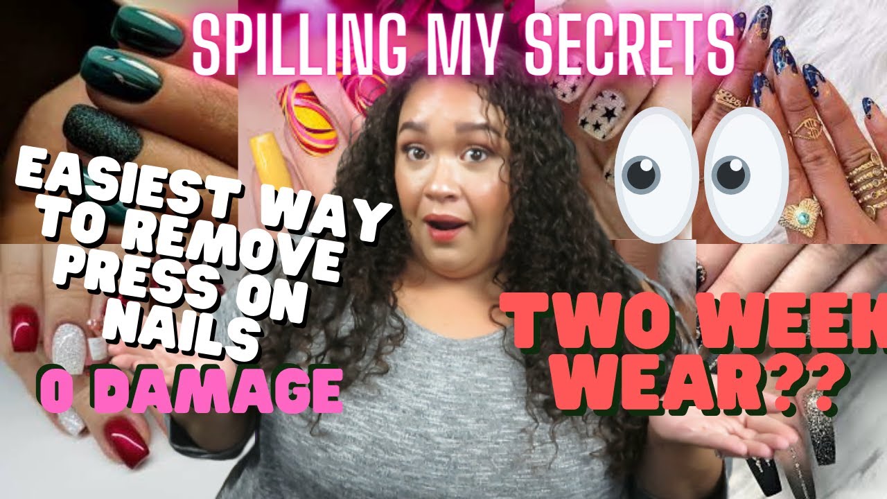 How to SAFELY Remove Press On Nails|How to Make Press Ons Last 2 Weeks Or More|Tasha St James