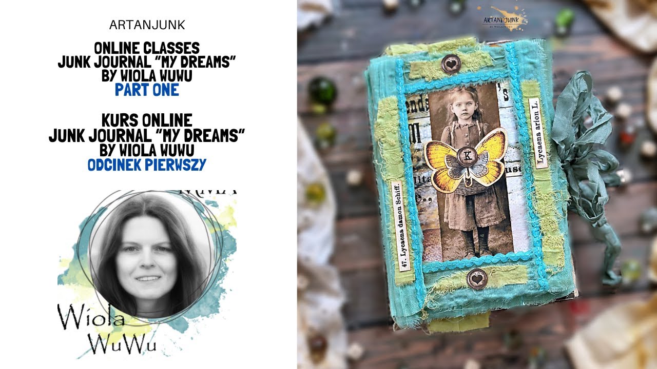 [1] Online Classes Junk Journal My Dreams/Tutorial Junk Journal My Dreams