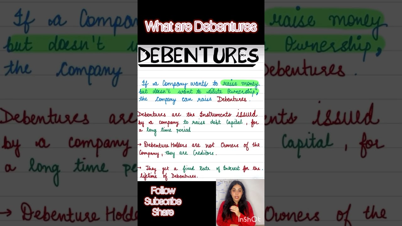What are Debentures?? 