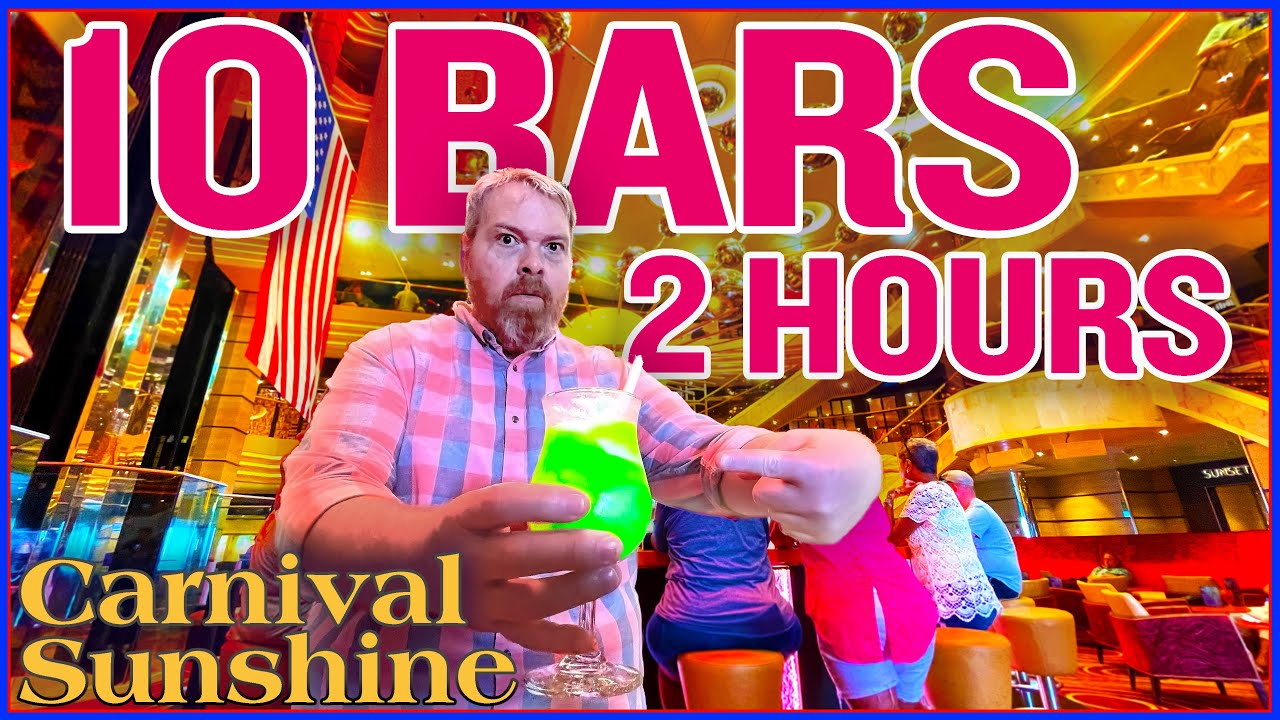 10 Bars in 2 Hours Carnival Sunshine Bar Crawl