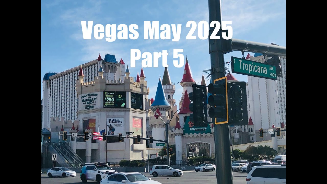Vegas Vlog — май 2025 г. — Часть 5 — Выигрыши в игровых автоматах, секретные бары и цирк