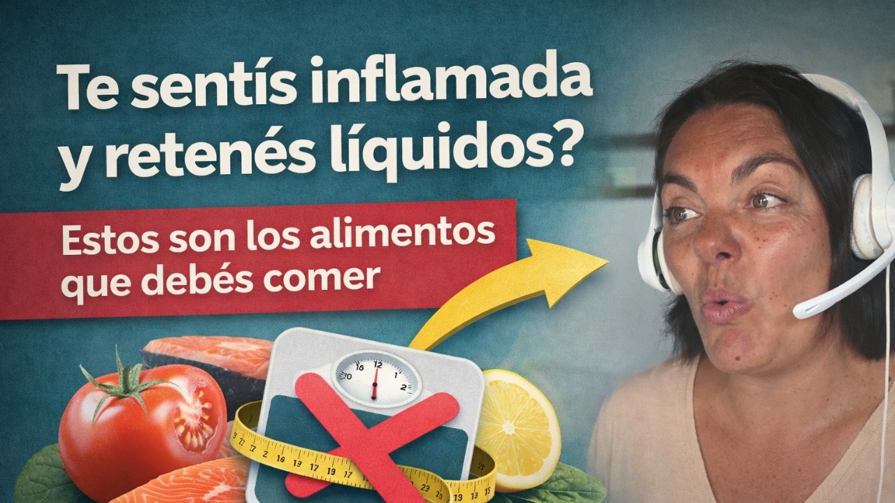 ¿Te inflamaste y retenés líquidos? | Comer Inteligente - La columna semanal #26 | Corina Araya