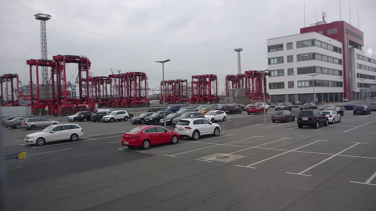 Bremerhaven MIT DEM HAFENBUS IN DAS GRÖßTE EUROPÄISCHE AUTO -TERMINAL