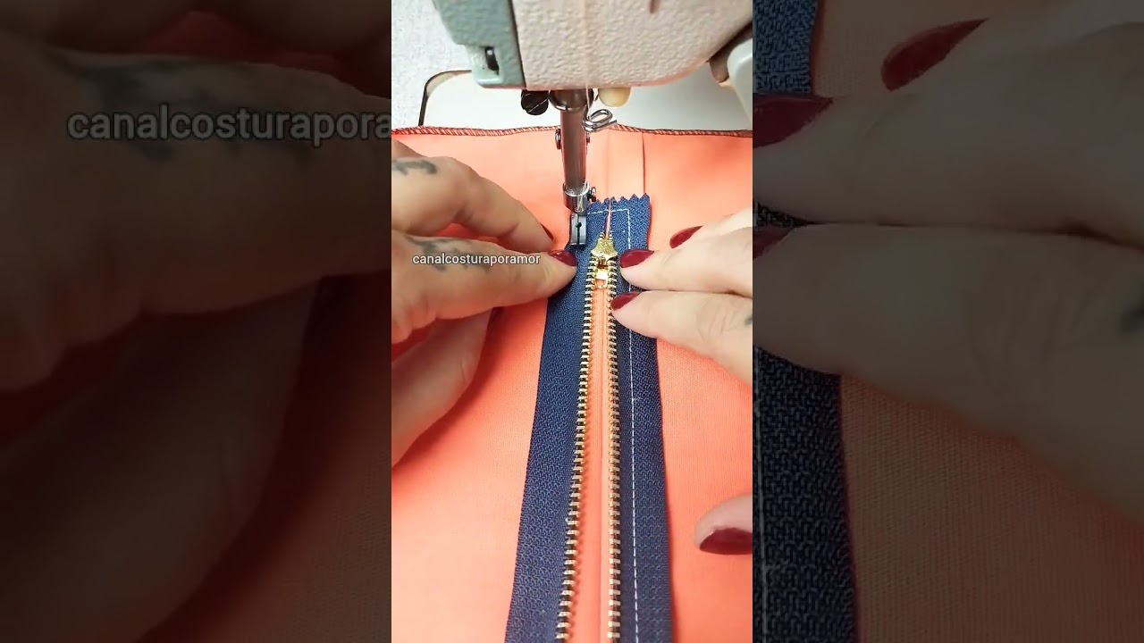 como costurar z&iacute;per