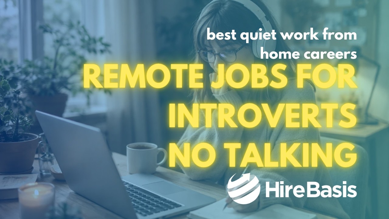 Remote Jobs for Introverts No Talking: Best Quiet Work-From-Home Careers
