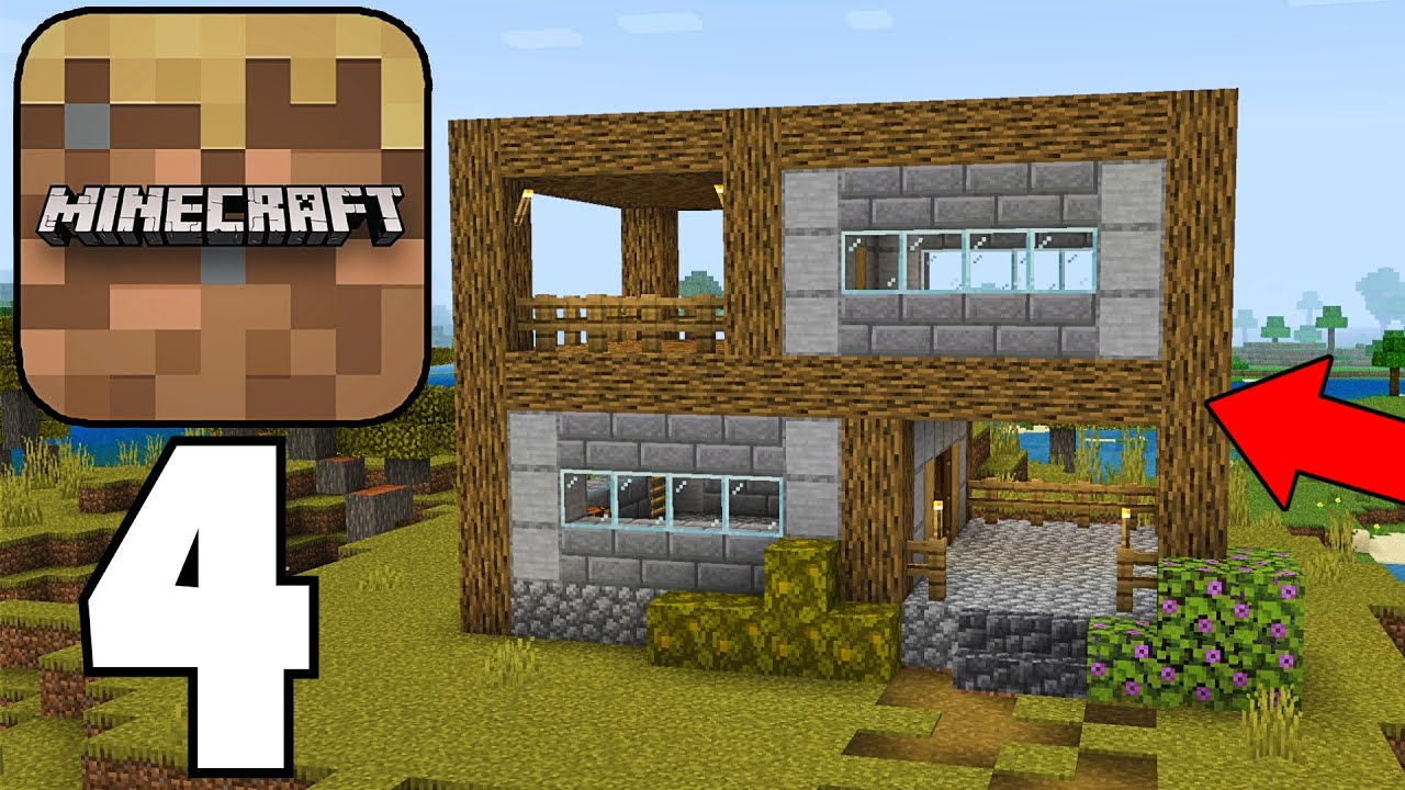 Minecraft Trial 1.19 - Survival Gameplay Part 4 - NEW HOUSE IN THE NEW UPDATE!! - 2022