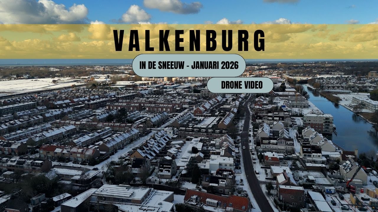 valkenburg in de sneeuw - drone video - januari 2026