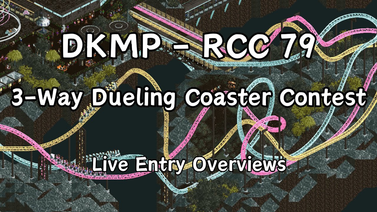 DKMP RCC 79 - 3-Way Dueling Coaster Contest - Entry Overviews