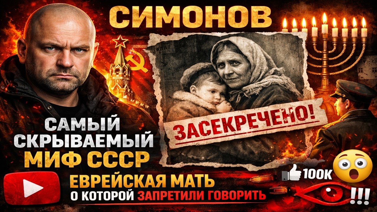 СИМОНОВ Самый Скрываемый Миф СССР   Еврейская Мать О Которой Запретили Говорить