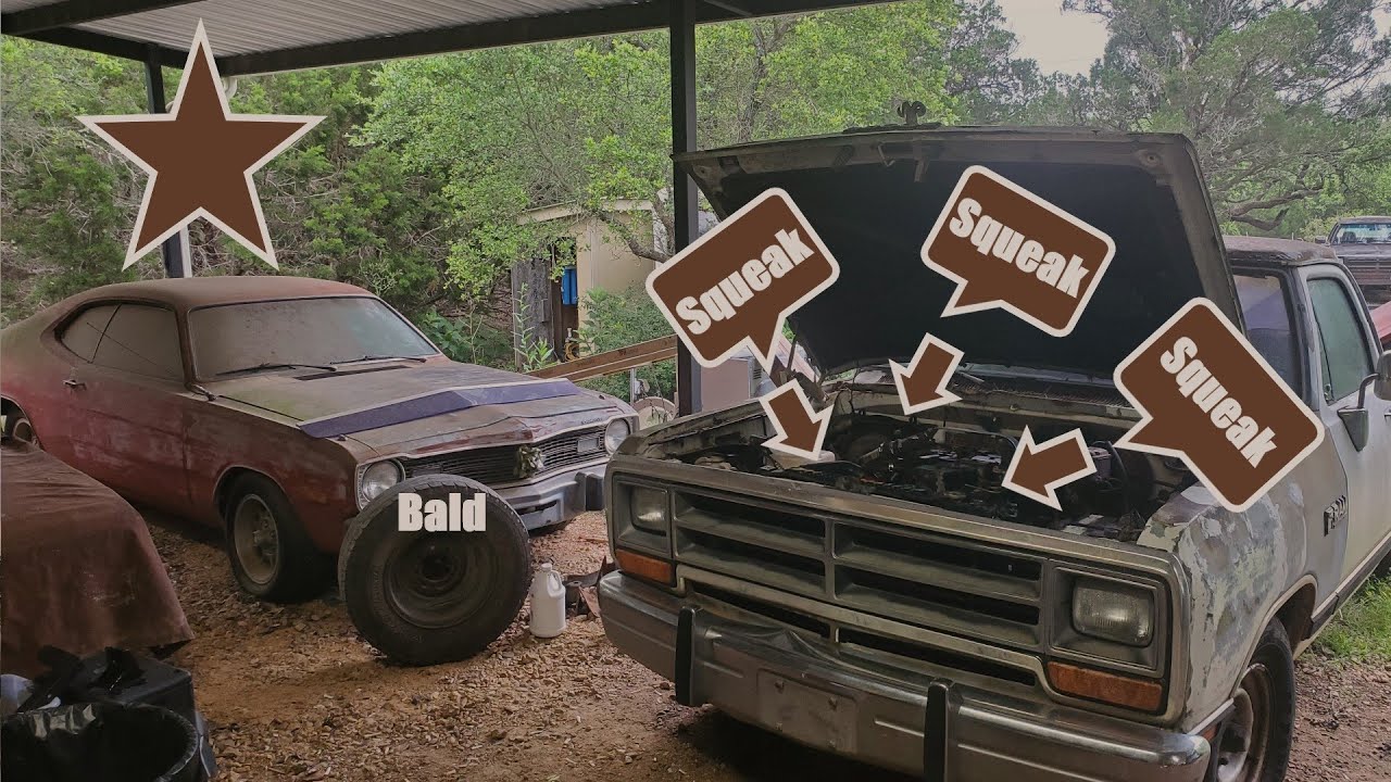 Episode 52 1990 Dodge D250 Cummins Water pump, Belt, Tensioner Pulley, Thermostat Squeak Squeak