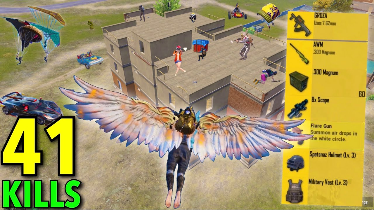 41 Kills!!😱 MY NEW SEASON RECORD in APARTMENTS😍 PUBG Mobile - BGMI