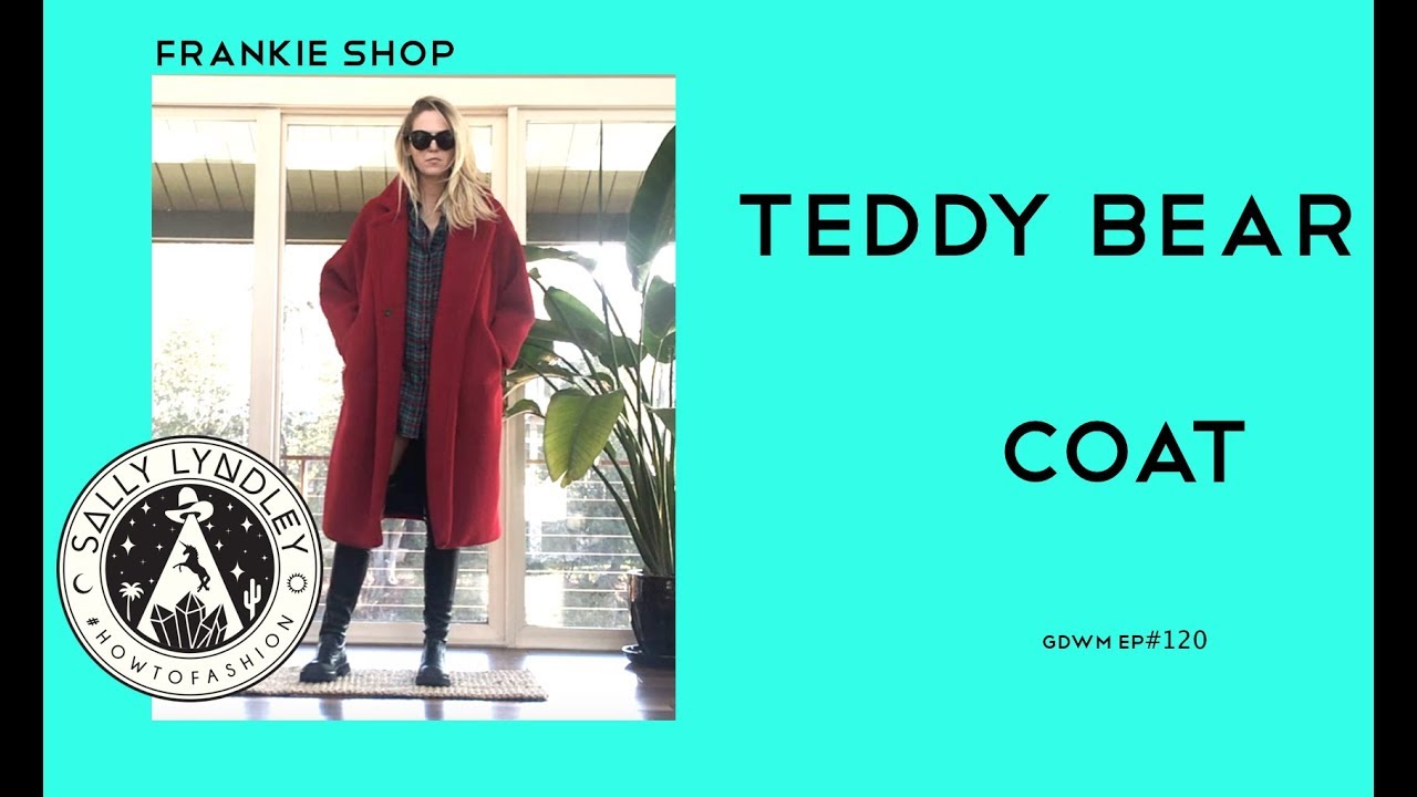 How To Style a Teddy Bear Coat in Red