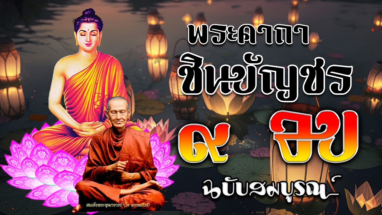 บทสวดมนต์พระคาถาชินบัญชร9จบ ฉบับสมบูรณ์ดั่งเดิม ฝึกสวดมนต์เช้า, สวดมนต์ก่อนนอน, สวดวันพระ