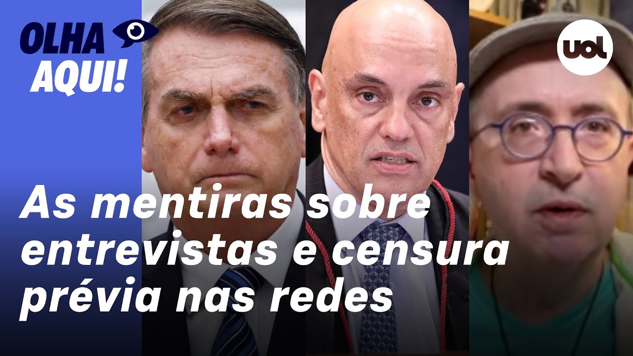 Reinaldo: Bolsonaro sem preventiva; entrevista nunca foi proibida; besteira sobre censura prévia
