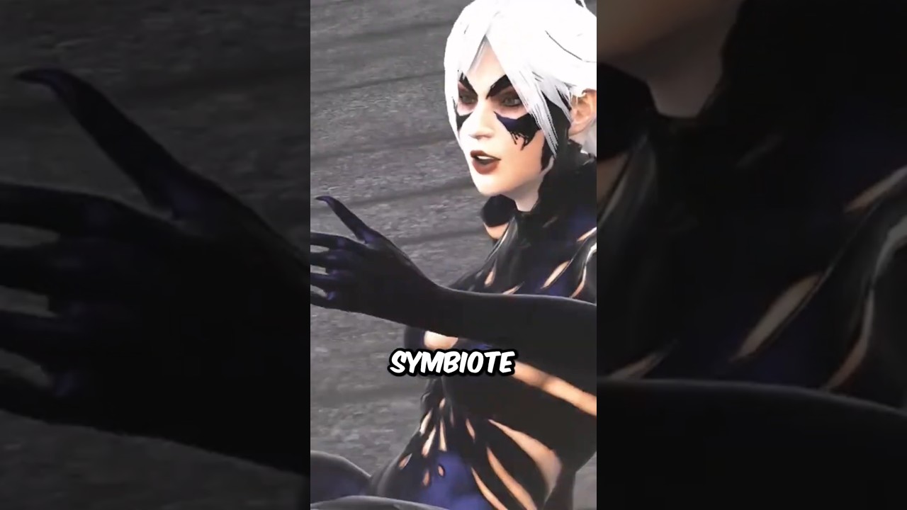 Did you know about this Black Cat Symbiote Suit #spiderman