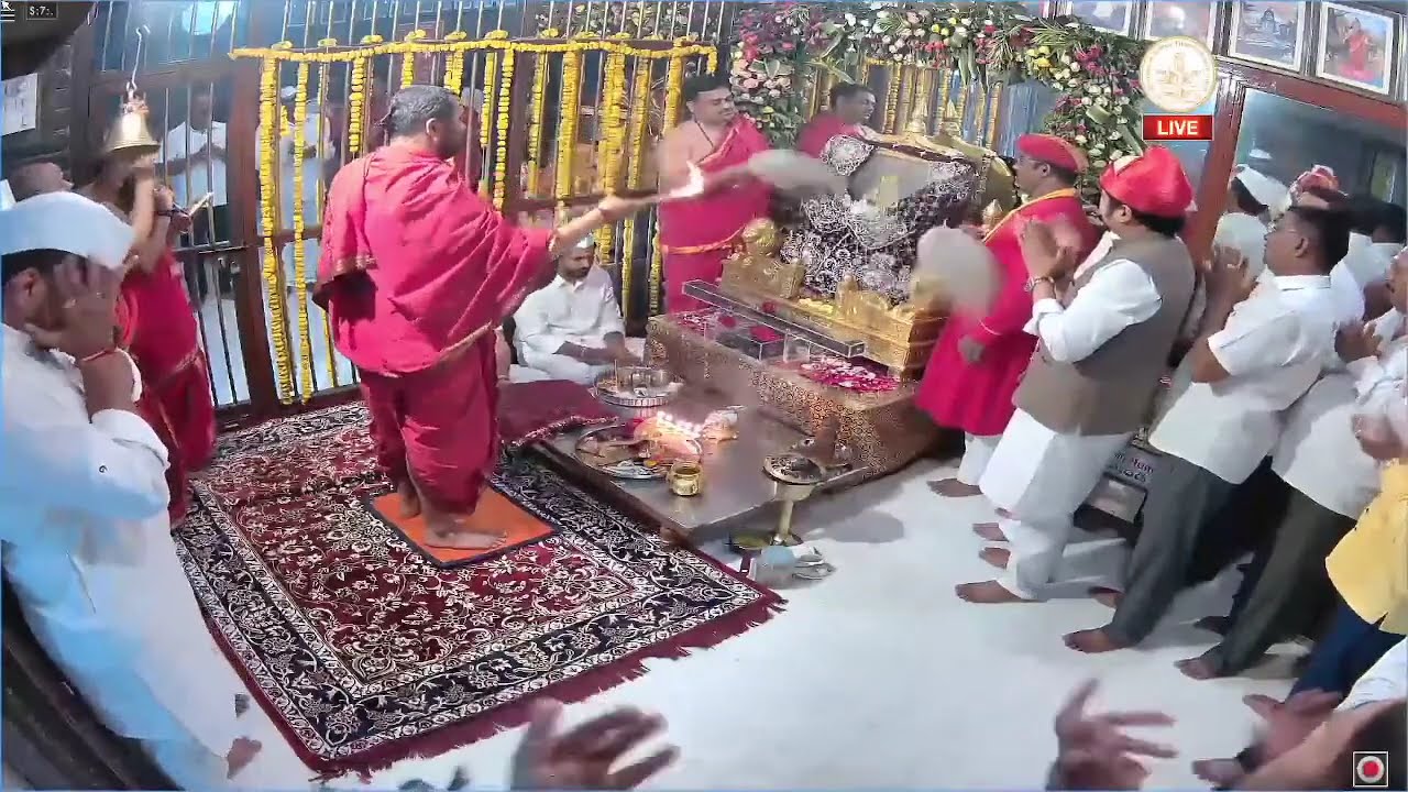 🌸Shej Arti 19 March 26 🌸| श्री साईबाबा समाधी मंदिर, शिर्डी | Shri Saibaba Samadhi Mandir Darshan🌸