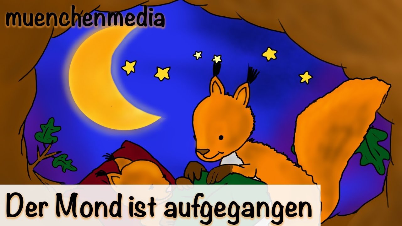 🌛 Der Mond ist aufgegangen  - entspannende Schlaflieder | Musik fürs Baby - muenchenmedia