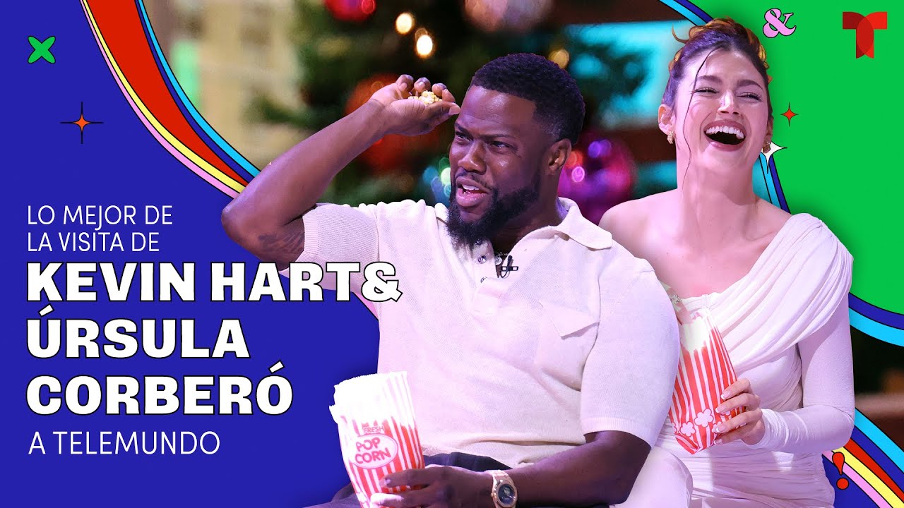 Kevin Hart y Úrsula Corberó: Los mejores momentos de su visita a Telemundo | Telemundo