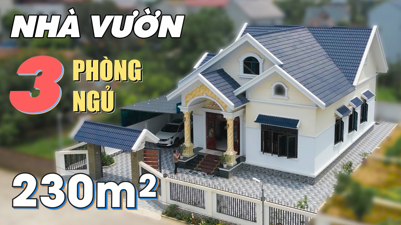 ĐẸP mà lại RẺ với nhà vườn CẤP 4 mái thái do MAXHOME thiết kế THI CÔNG TRỌN GÓI