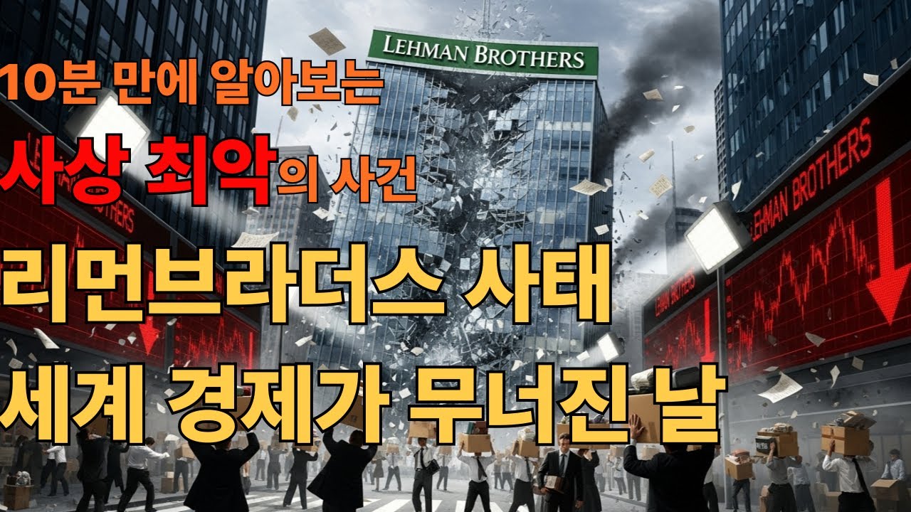 리먼 브라더스 사태: 세계 경제가 무너진 날 l 과정부터 결과까지(부동산 거품, 탐욕, 규제 해제가 만든 21세기 최악의 금융위기)