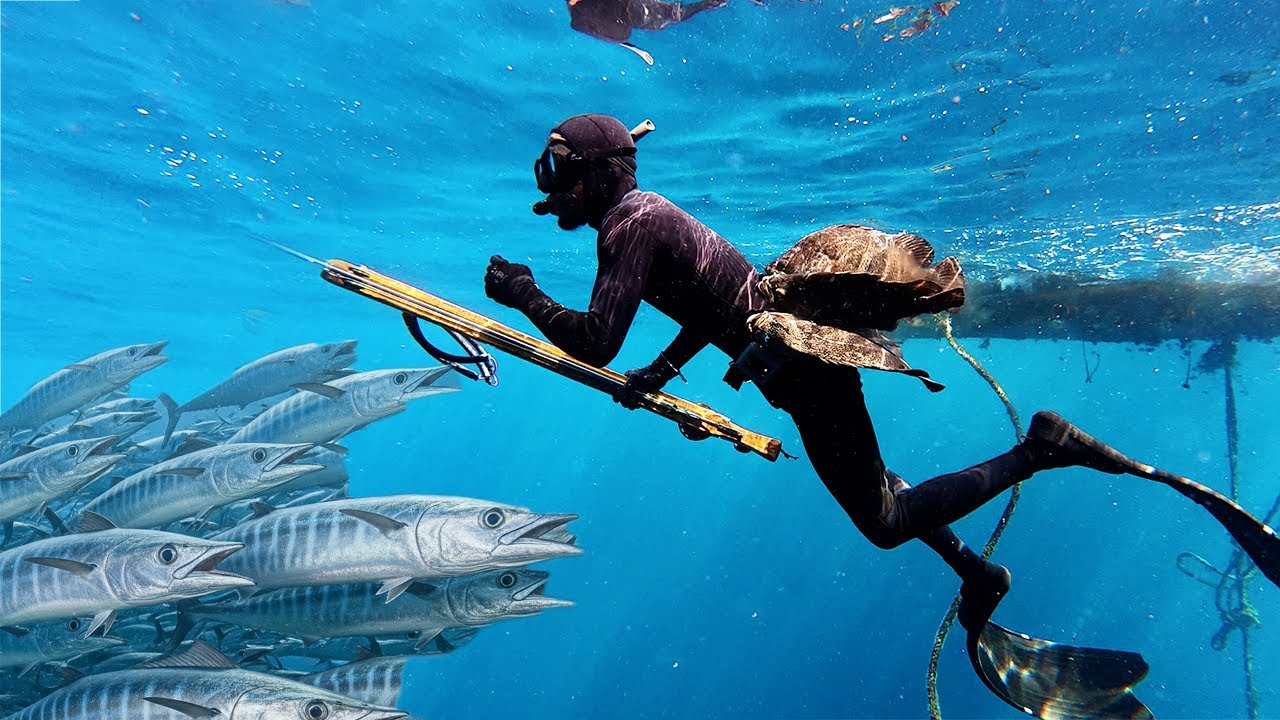 I Traveled 12,000 MILES For THIS! Spearfishing From a CANOE in Foreign Land!