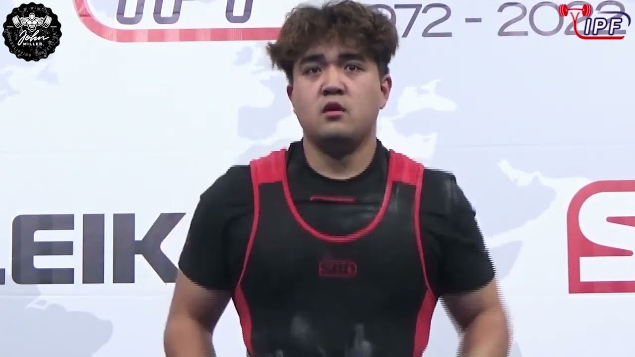 Raffy Dio - 25th Place 677.5kg Total - 93kg Class 2022 IPF World Classic Championship