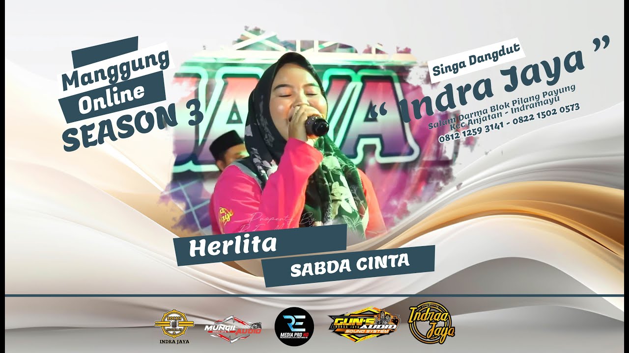 SABDA CINTA || HERLITA || LIVE MANGGUNG ONLINE | SINGA DANGDUT 