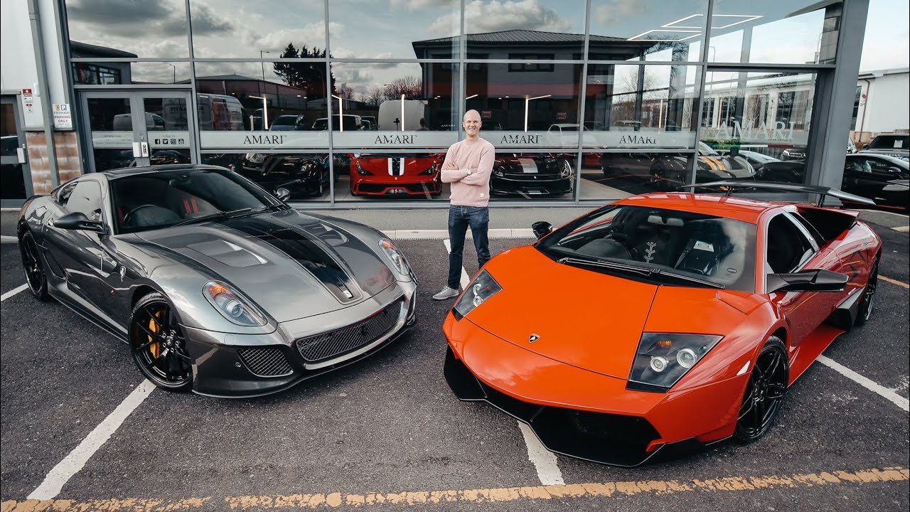Ferrari 599 GTO vs Lamborghini Murcielago SV [Ultimate V12 Test Drive]