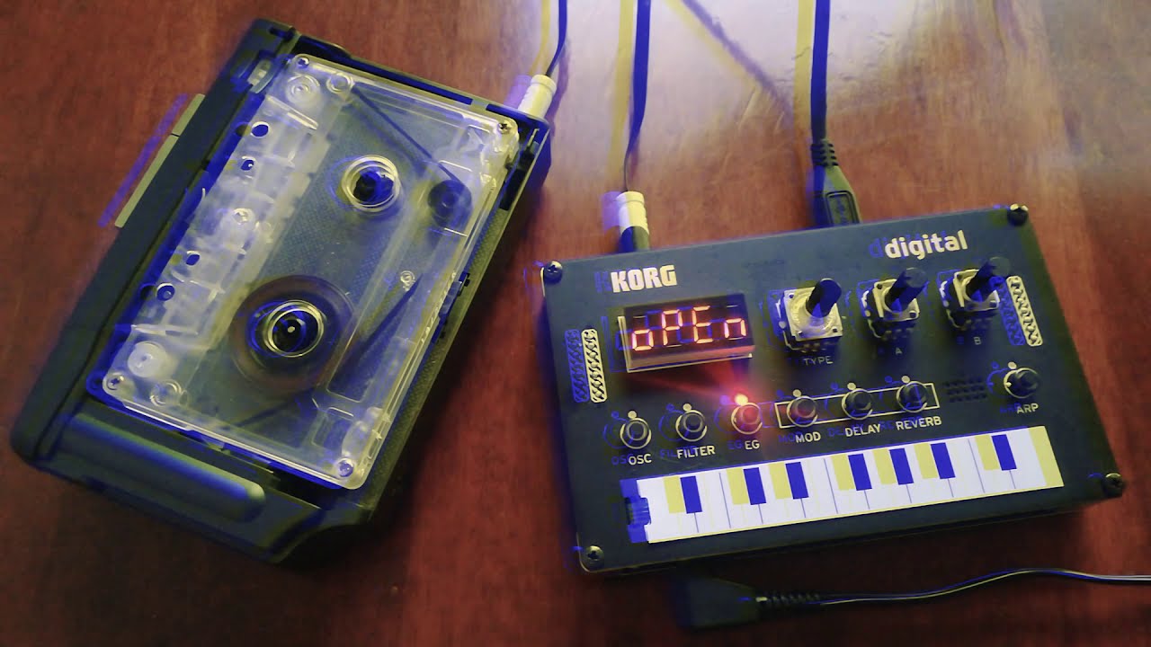 Tapeloop through Korg NTS-1 effects