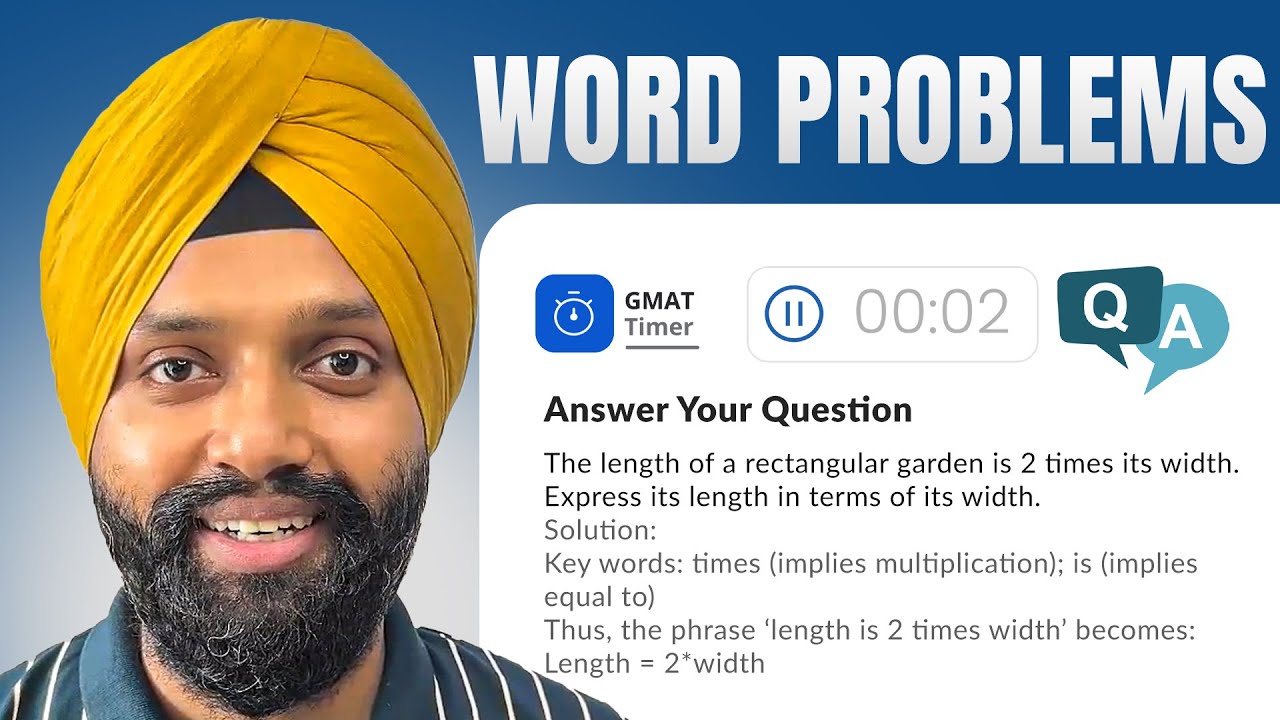 GMAT Q&A Word Problems - Strategies & Your Questions