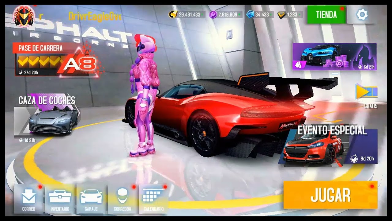 Dash Diva (Primer Avatar Femenino) Asphalt 8