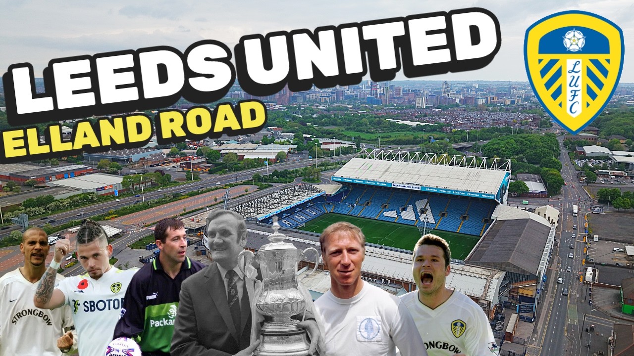 Home of Leeds United, Elland Road From The Sky 🏟️ Unreal Drone Views of Elland Road, Filmed in 4K
