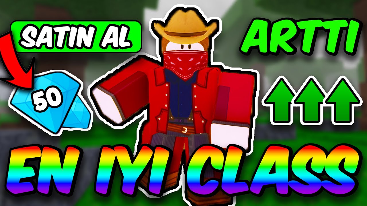 OYUNUN EN İYİ CLASSINI ALDIM! AŞIRI GÜÇLÜ 😱 - Roblox Ormanda 99 Gece
