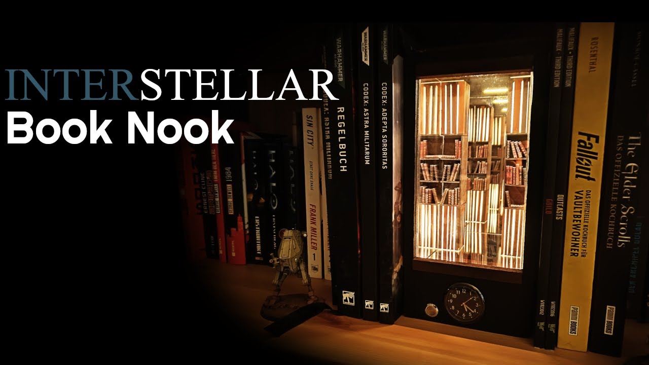 I Put the Interstellar Tesseract on My Book Shelf | BOOK NOOK