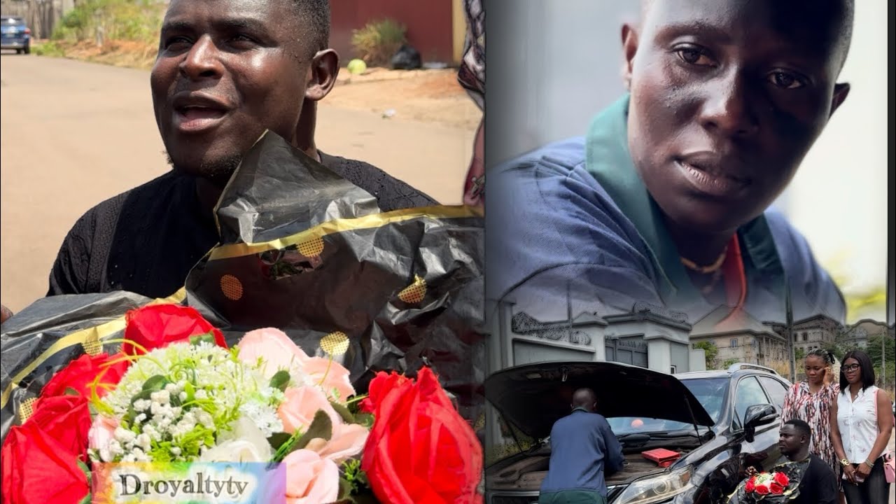 Valentine’s Day proposal to his mechanic #trending #viral #happenin #valentinesday 