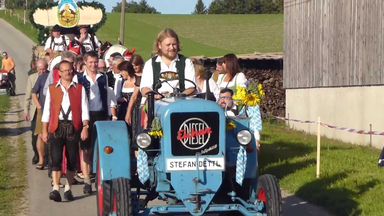 Attler Herbstfest 2013 - Einmarsch mit Schirmherr Stefan Dettl