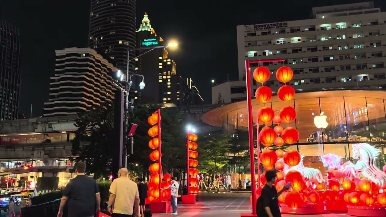 Walk in downtown Bangkok Thailand 2026