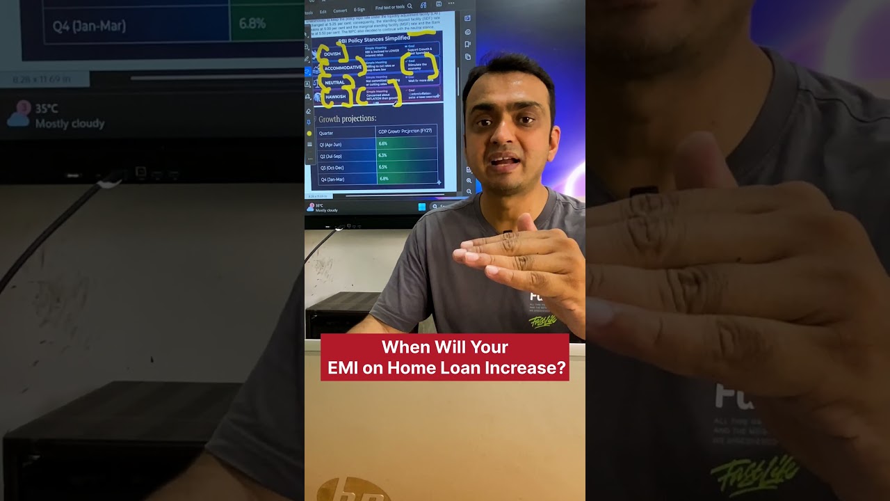 🏠🚗 Home Loan Aur Car Loan EMI Ghategi Ya Badhegi? RBI Ne Bataya! #shortsvideos
