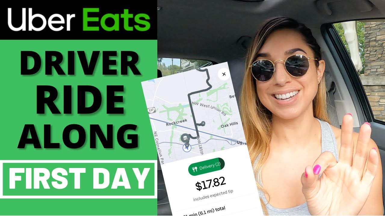 Uber Eats Driver: первый день поездки | Знакомство с приложением | Часть 1