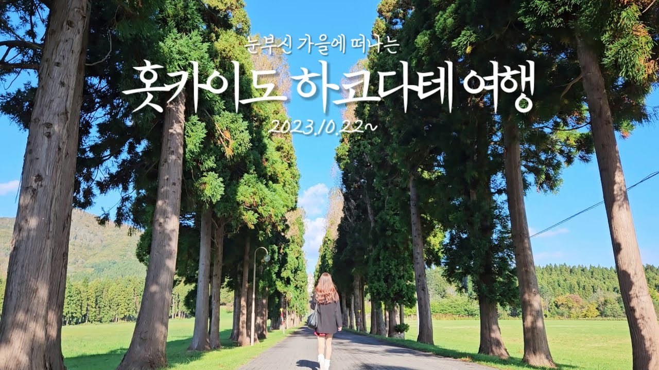 [홋카이도 여행 브이로그 ep.1] 하코다테ㆍ트라피스트 수도원ㆍ오누마공원ㆍ고료카쿠타워ㆍ가을 홋카이도여행